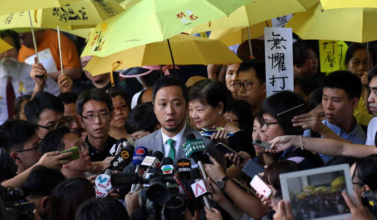 Tsang was himself jailed for assault and resisting arrest that night. Photo: Felix Wong