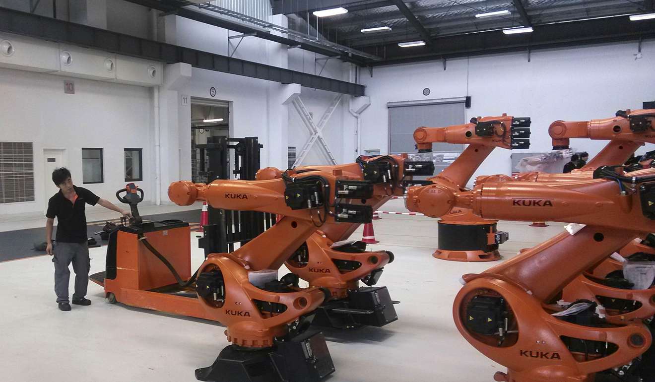 “China’s industrial robotics market became the world’s largest in 2013, and has continued to grow at a rapid pace,” Jefferies analysts say: “Similar to our US theme, investors should be ‘Overweight’ on the automation sector.” Photo: Reuters