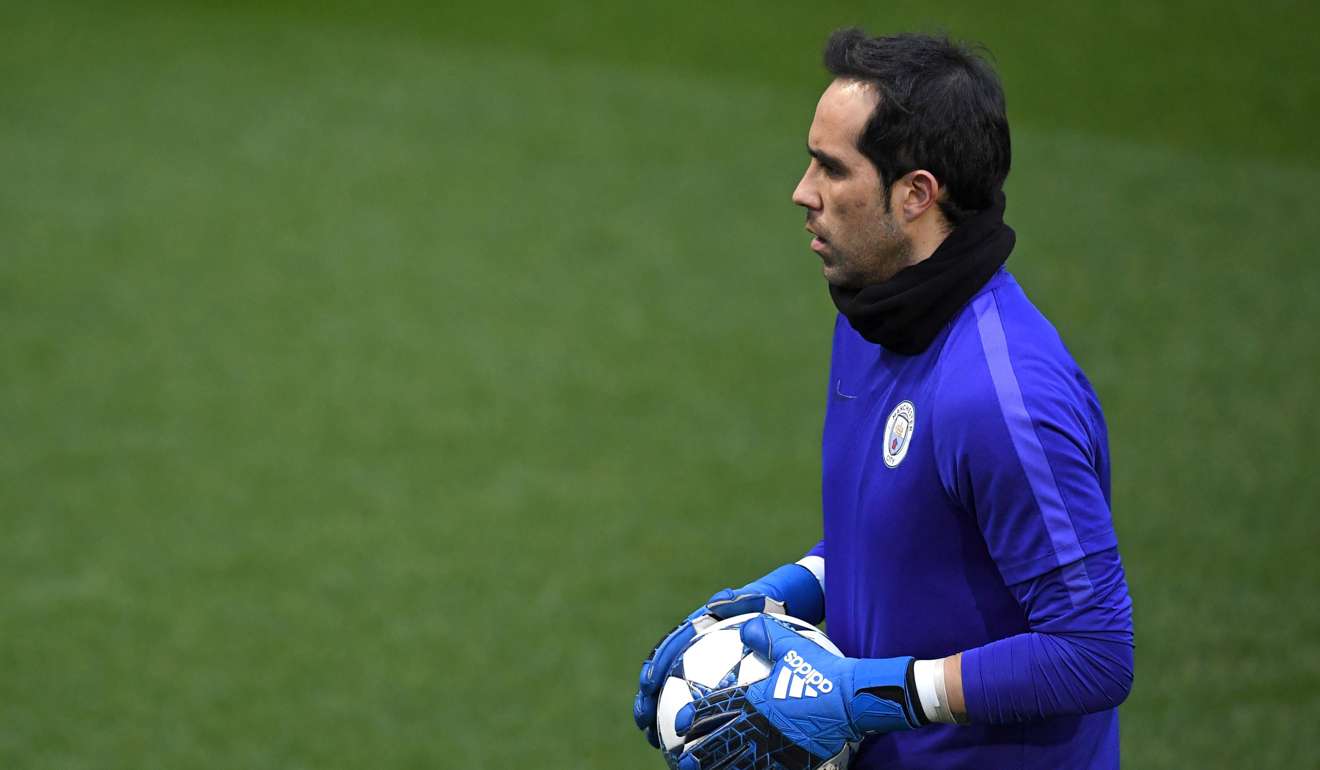 Claudio Bravo is expected to play in the FA Cup fifth-round replay against Huddersfield on Wednesday. Photo: AFP