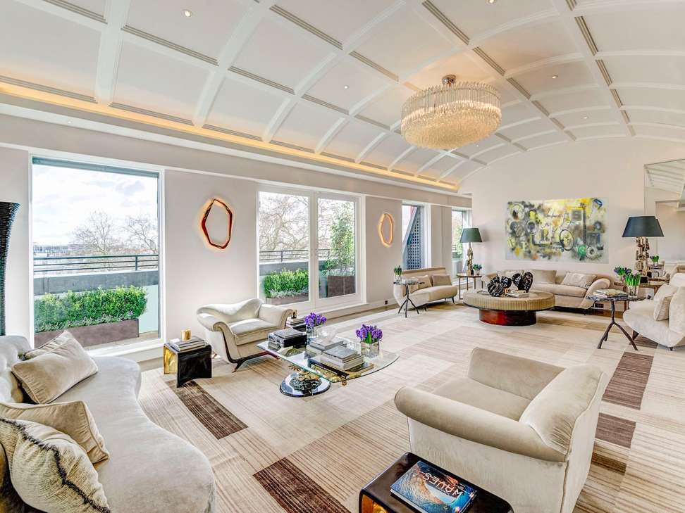A US$40 million penthouse apartment on the north side of Eaton Square, in London's Belgravia neighbourhood. Photo: Nota Bene Global
