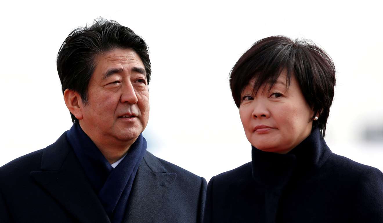 Japan's Prime Minister Shinzo Abe and his wife Akie. File photo: Reuters