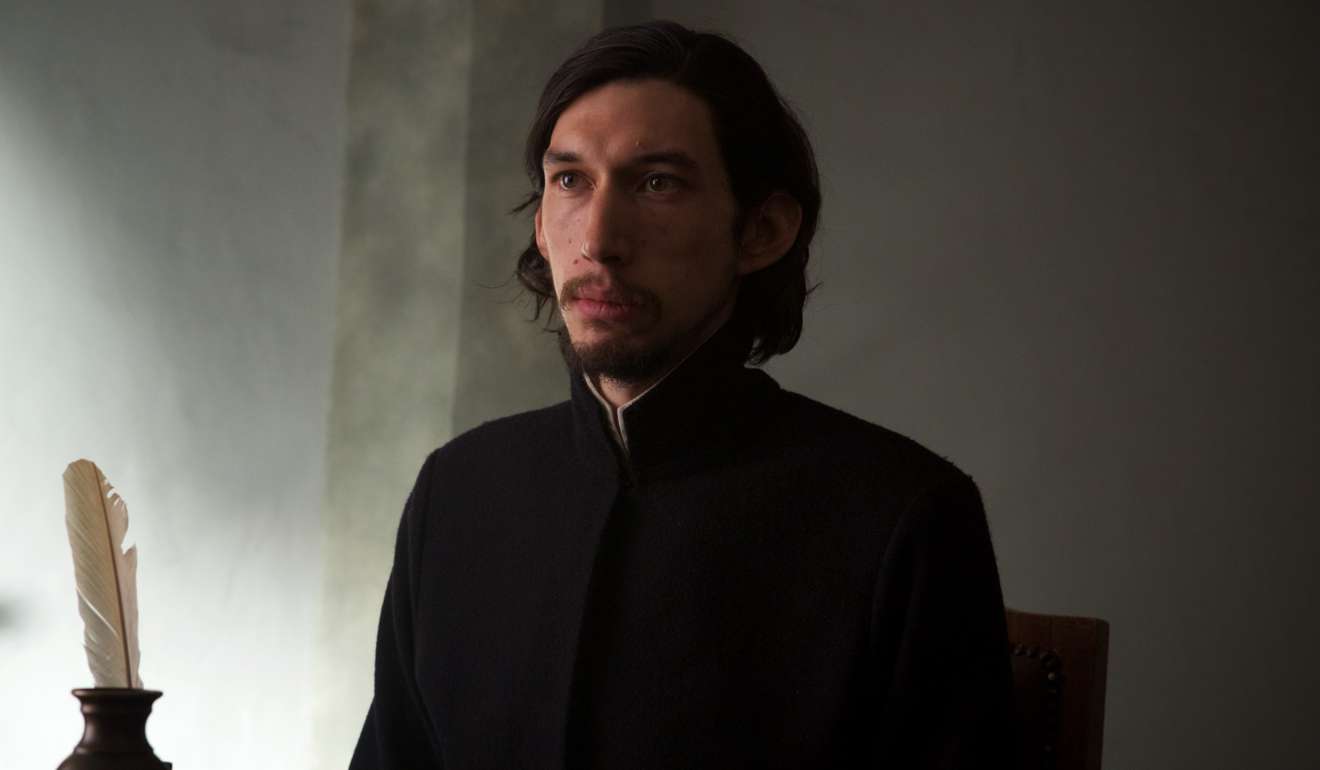 Adam Driver in Silence.