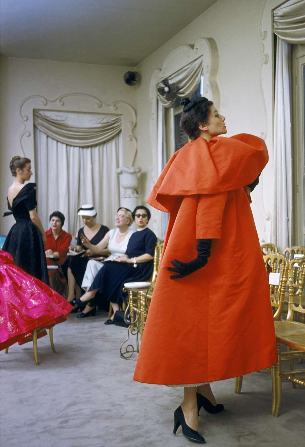 A Balenciaga coat circa 1954. Photo: Mark Shaw