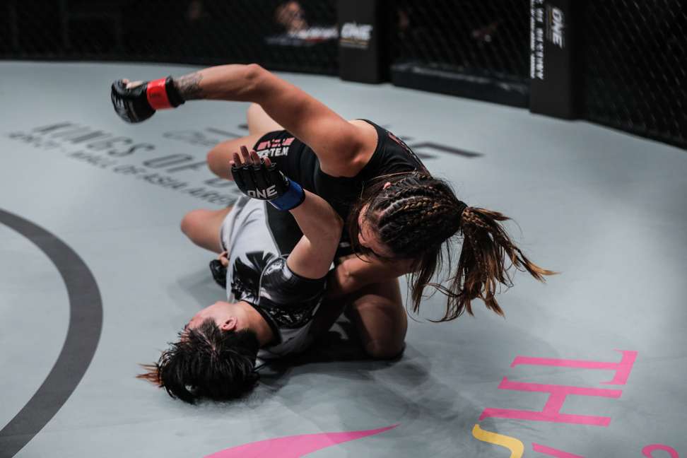 Lee adopted a different fight style for her win over Huang. Photo: One Championship