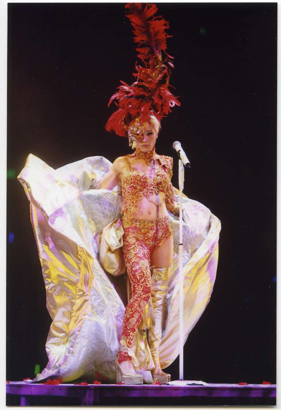 A stage costume designed by Eddie Lau for a 2006 concert by singer Denise Ho, shown in the Ambiguously Yours exhibition. Photo: courtesy of Hong Kong Heritage Museum and M+