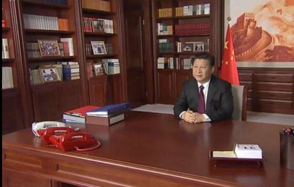 President Xi Jingping’s desk. Photo: SCMP Pictures