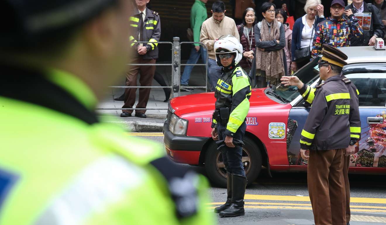 Hong Kong police conducted a one-week city-wide operation against illegal parking and related offences in January. Photo: Nora Tam