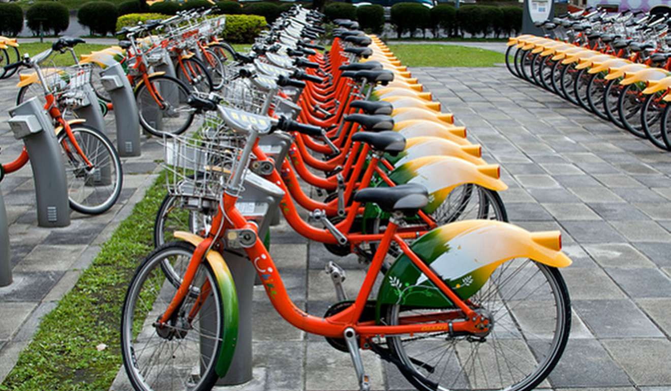 Youbike is Taipei City’s urban bicycle rental system. Photo: Handout