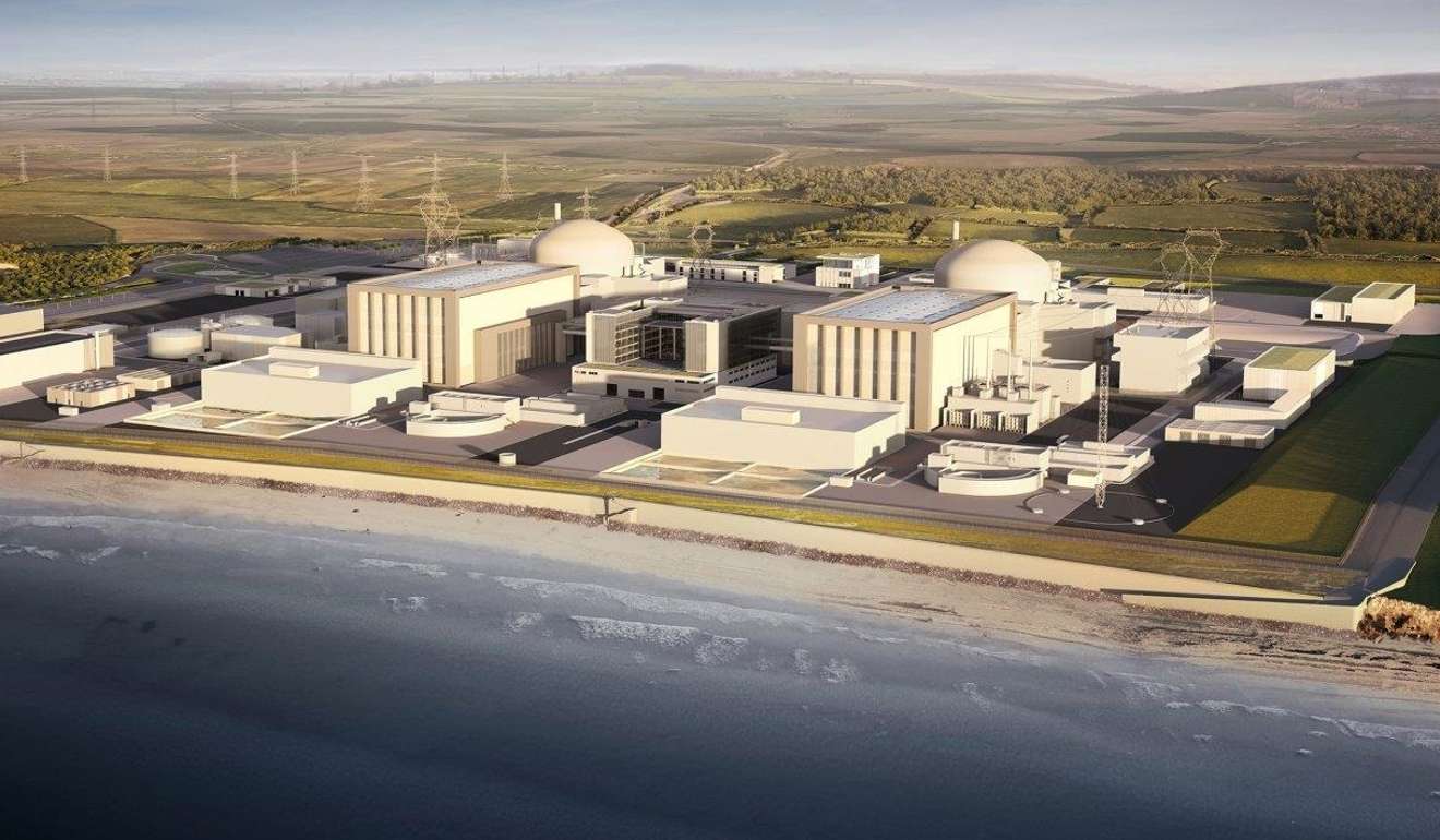 A computer generated image of the proposed Hinkley Point power plant in Somerset, England. Photo: AFP