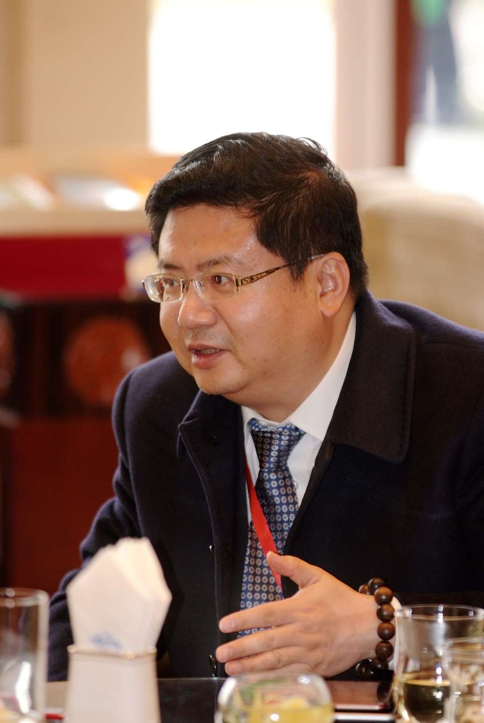 Qiu Haibin says Orient Ruichen differs from many real estate private equity funds in that it has a large property development operation and employs over 500 people. Photo: Handout