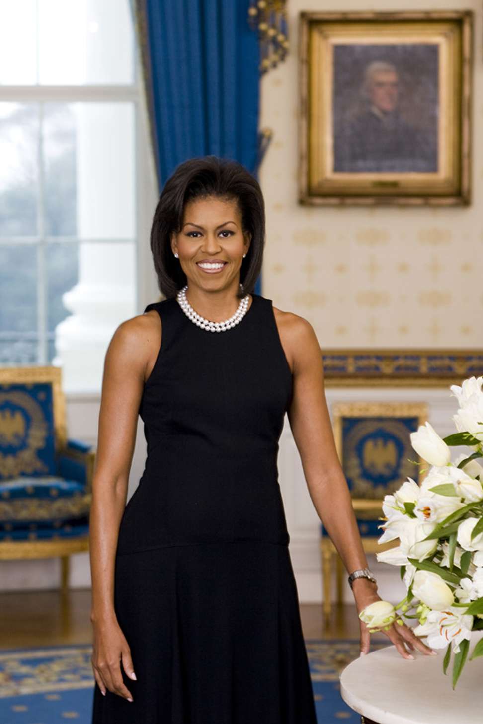 The official portrait of first lady Melania Trump has divided US