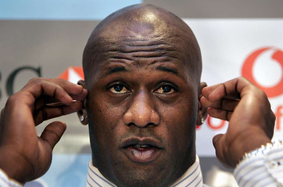 Wendell Sailor reacts to being stood down for an alleged serious breach of the code of conduct in 2006. Photo: Reuters