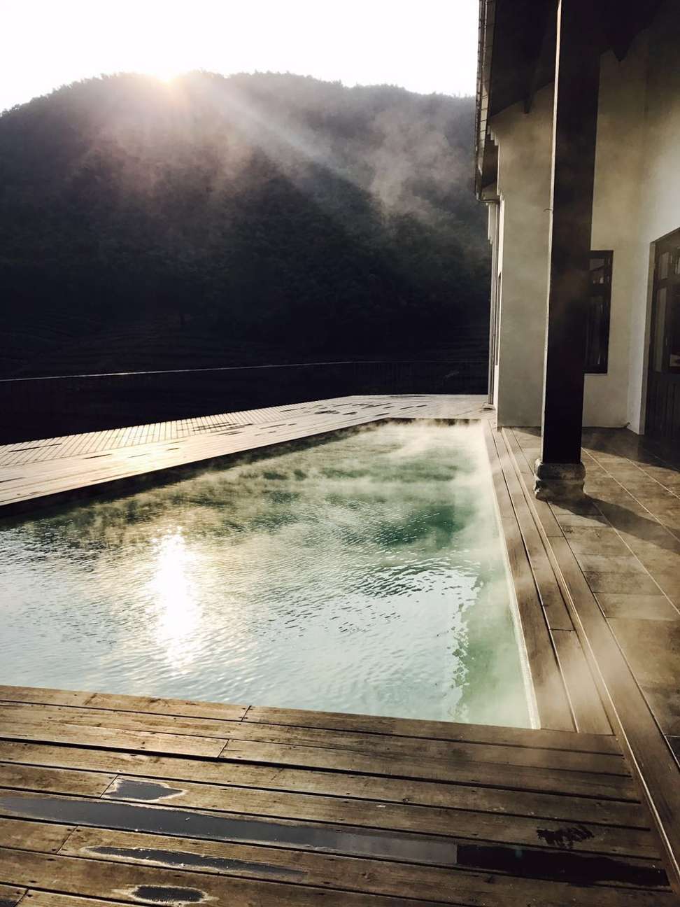 The swimming pool at La Residence. Photo: Handout