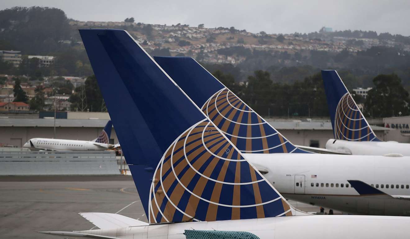 United Airlines is in the middle of a social media storm after forcefully removed a passenger from a flighton Sunday. Photo: AFP
