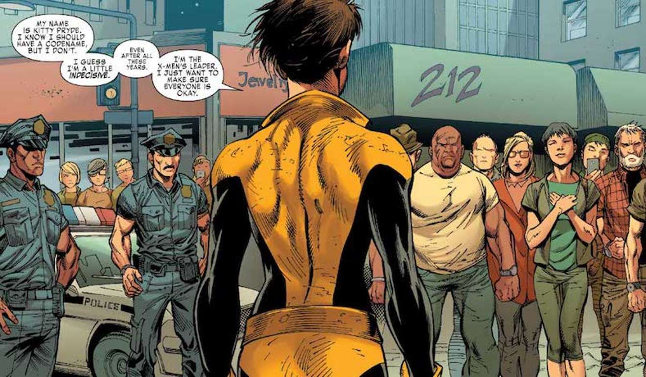 Syaf placed the numbers ‘212’ into panels of the comic, referencing a current controversy surrounding Jakarta’s governor. Photo: Marvel