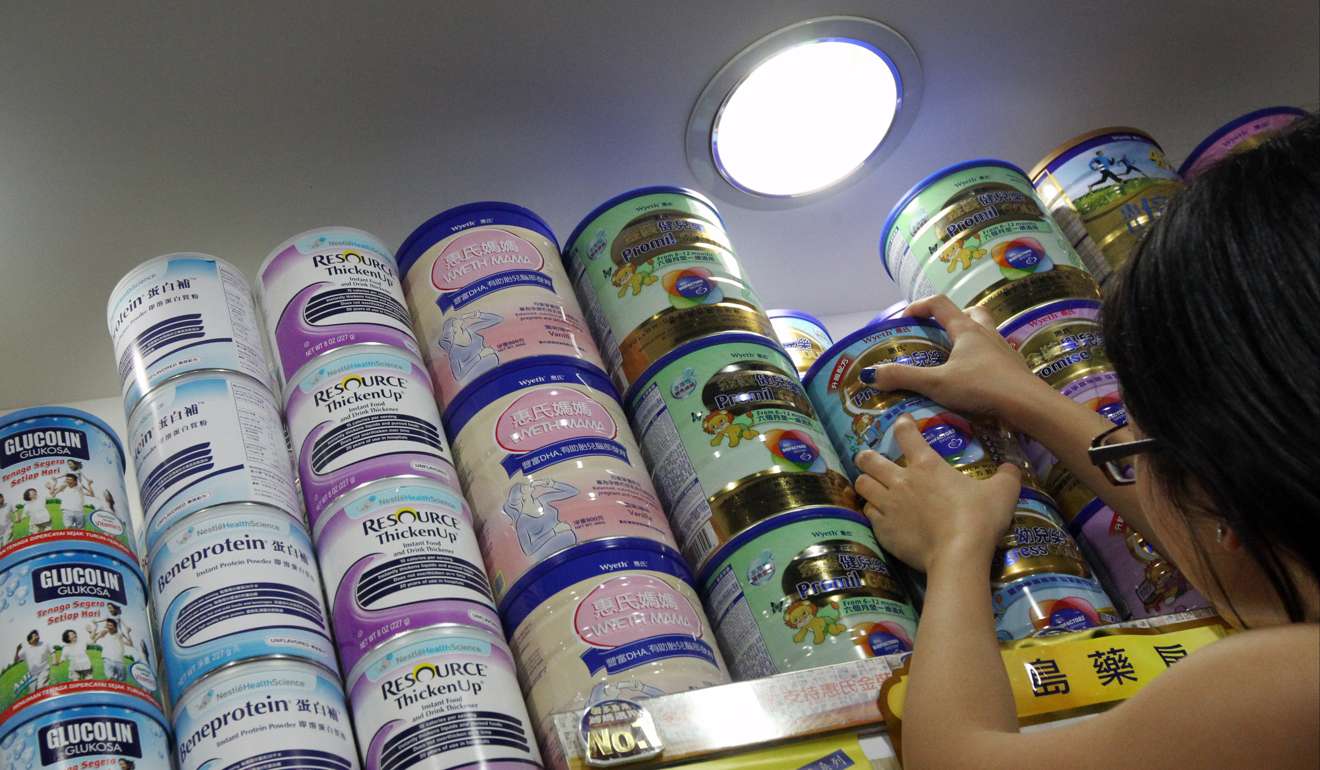 Essential food items such as milk and infant formula were at least 4 per cent more expensive. Photo: David Wong