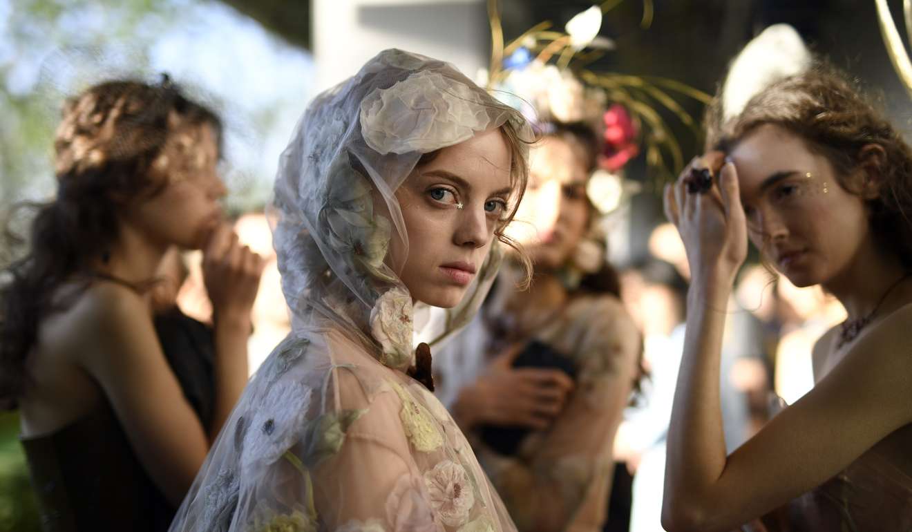 Backstage at Christian Dior’s spring-summer 2017 haute couture show at Ginza Six. Photo: EPA/Franck Robichon