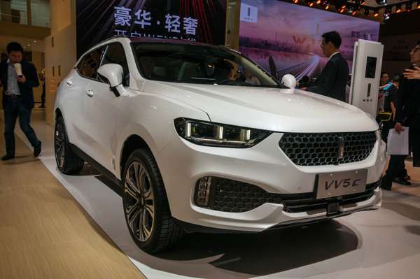Great Wall VV5 was unveiled at the Shanghai Auto Show 2017.