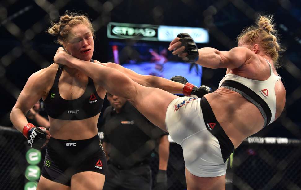 Rousey has been on a losing streak since her defeat against Holly Holm in 2015. Photo: AFP