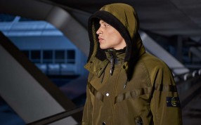 As the temperature drops, the NikeLab x Stone Island windrunner coat and lace-up boot from On Pedder will keep you warm