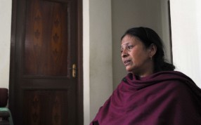 A widow of a man shot dead by alleged Maoists cadres in 2004 during Nepal's decade-long war. Photo: AFP A widow of a man shot dead by alleged Maoists cadres in 2004 during Nepal's decade-long war. Photo: AFP