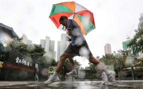 The drop in temperatures this week will be accompanied by mostly overcast and rainy weather, especially for tomorrow and Wednesday. Photo: Felix Wong