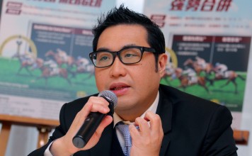 Jockey Club executive director of customer and marketing Richard Cheung announced that the Racing.com telecast would continue until at least the end of the season. Photo: Kenneth Chan