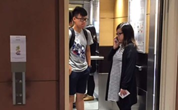 Sylvia Yau (right) with her brother Yau Chak-ming, 17, who was unhurt in the incident. Photo: Christy Leung Sylvia Yau (right) with her brother Yau Chak-ming, 17, who was unhurt in the incident. Photo: Christy Leung