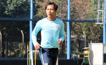 Kitchee train for their match against Ulsan Hyundai, February 2016. Photo: HKFA.com