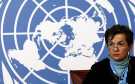 UN climate change chief Christiana Figueres says China is committed to reducing greenhouse gas emissions. Photo: Reuters