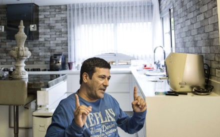 Convicted con man Gilbert Chikli, interviewed at his house in Ashdod, Israel, says he laundered 90 per cent of his illegal fortune through mainland China and Hong Kong.Photo: AP Convicted con man Gilbert Chikli, interviewed at his house in Ashdod, Israel, says he laundered 90 per cent of his illegal fortune through mainland China and Hong Kong.Photo: AP