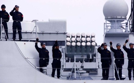 Chinese Navy special forces wave to onlookers in Sanya, southern China, before heading to waters off Somalia for an escort mission against piracy. Photo: Xinhua Chinese Navy special forces wave to onlookers in Sanya, southern China, before heading to waters off Somalia for an escort mission against piracy. Photo: Xinhua