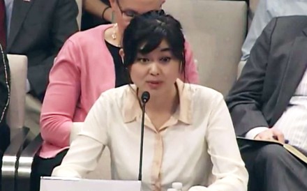 Angela Gui, daughter of detained published Gui Minhai, said her father had phoned her even when he was detained. Photo: SCMP Pictures