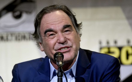 Director Oliver Stone attends Comic-Con International in San Diego on Thursday. Photo: AP Director Oliver Stone attends Comic-Con International in San Diego on Thursday. Photo: AP