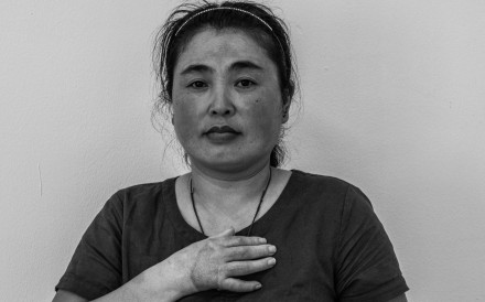 Noodle factory worker Xi Feng is featured in a series of photos showing the plight of migrant workers. Photo: Xyza Bacani/Pulitzer Center