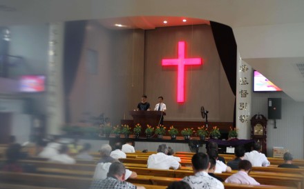 Lingbo Church in Wenzhou, Zhejiang province. Churches in the city have been ordered to install surveillance cameras. Photo: Simon Song