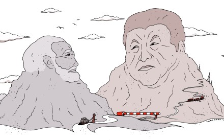 Beijing has in fact successfully negotiated nearly all its land border disputes, sometimes explicitly invoking relevant international law. Stark exceptions are China’s still-disputed borders with India and Bhutan. Illustration: Ingo Fast