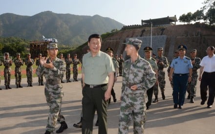(President Xi Jinping visits the troops in Fujian province three years ago. He will address the armed forces at an Inner Mongolian training base on Sunday. Photo: Xinhua