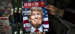 A copy of the Chinese magazine Global People with a cover story asking ‘Why did Trump win?’ in Shanghai. Photo: AFP A copy of the Chinese magazine Global People with a cover story asking ‘Why did Trump win?’ in Shanghai. Photo: AFP