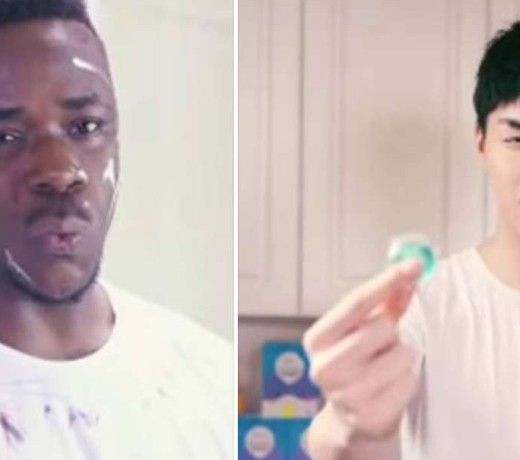 The Qiaobi laundry detergent advertisement spawned heated debate on Chinese social media. Photo: SCMP Pictures