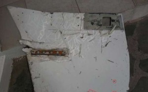 The debris was found on the coast of Rodrigues Island by two guests at the Mourouk Ebony Hotel Thursday, CNN reported. Photo: Twitter The debris was found on the coast of Rodrigues Island by two guests at the Mourouk Ebony Hotel Thursday, CNN reported. Photo: Twitter