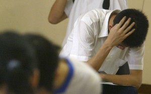 Exam time often means stress for students competing for high grades and stress for their families at home.