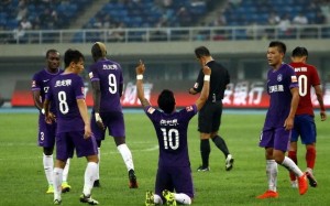 Colombian Freddy Montero was on target for Tianjin TEDA at the weekend, part of a trend of foreign players grabbing the goals in the CSL.