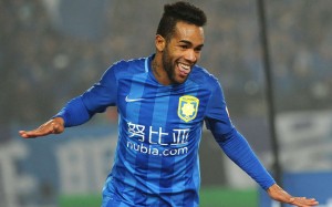 Jiangsu Suning’s Alex Teixeira has been one of the more successful signings of the great Chinese Super League summer splurge in his first season. Photo: AFP