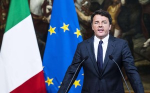 Italian prime minister Matteo Renzi risks losing a referendum on constitutional reform which he has foolishly personalised by promising to resign if the vote goes against him. Photo: EPA