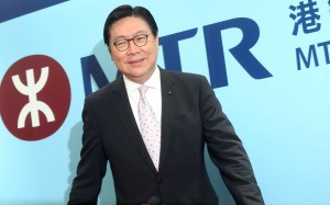 Frederick Ma says construction work at Admiralty station was very challenging. Photo: K. Y. Cheng