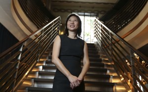 Author and journalist Cheryl Tan at the Kee Club in Central, Hong Kong. Photo: Chen Xiaomei