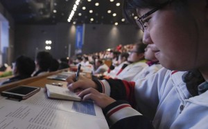 The changes will make it more difficult for mainland high school students to join the youth league. Photo: Xinhua