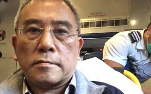 Lai Chak-fun receiving medical attention. Photo: SCMP Pictures