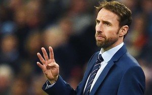 England's manager Gareth Southgate gestures to his players during their international friendly soccer match against Spain at Wembley Stadium in London, Britain, 15 November 2016. EPA/ANDY RAIN